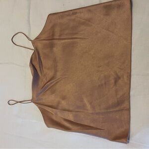 Alice + Olivia Blush Pink Satin Cami